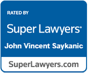 Rated By Super Lawyers John Vincent Saykanic | SuperLawyers.com